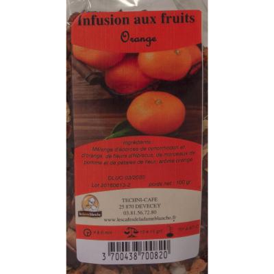infusion à l'orange