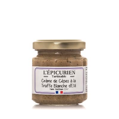 crème de cèpes à la truffe blanche d'été