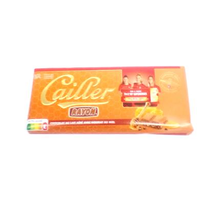 chocolat au lait aéré avec éclat de nougat