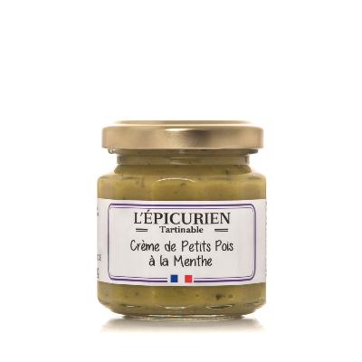 crème de petits pois a la menthe